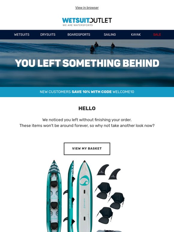You left something in your cart