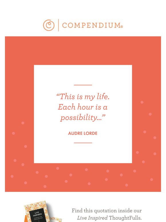 Your Inspired Quote of the Week