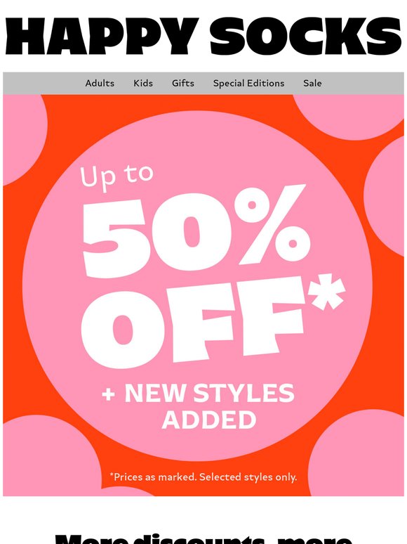 Summer Sale—Up to 50% Off* New Lines Added!