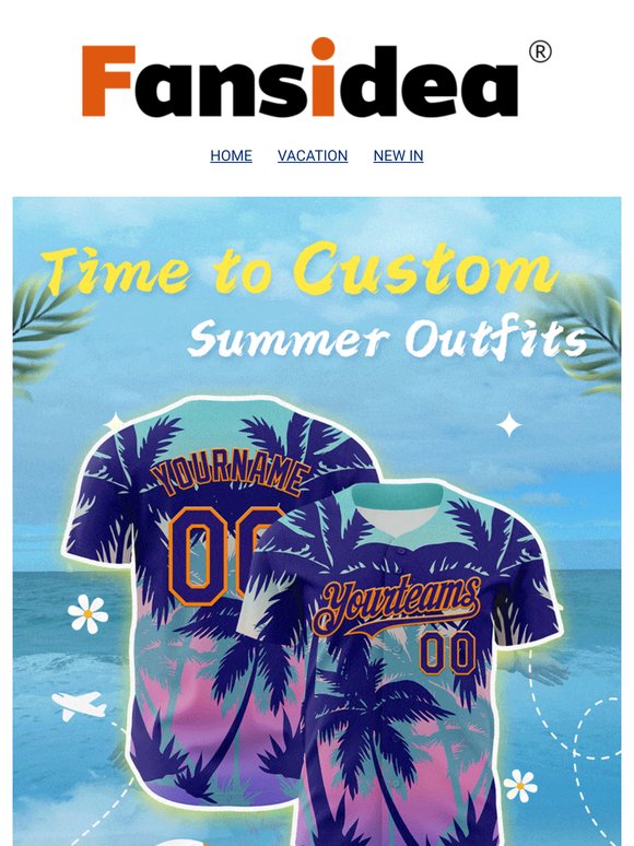 🌺🍍Create a different summer vacation with Food & Hawaii-Inspired Jerseys