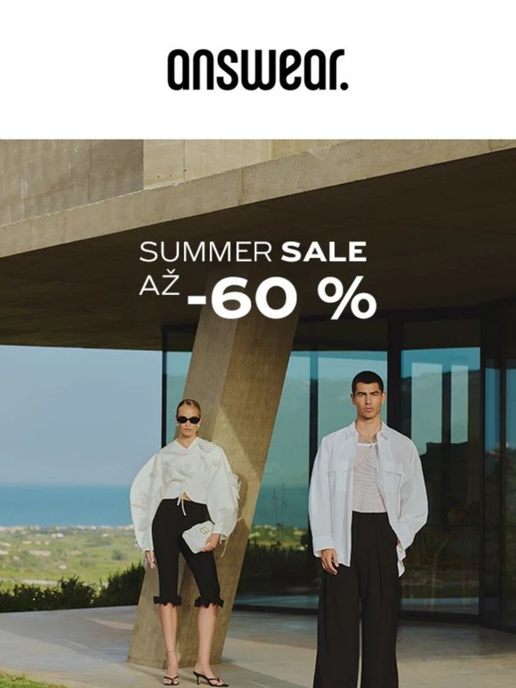 SUMMER SALE PREMIUM AŽ -60 %