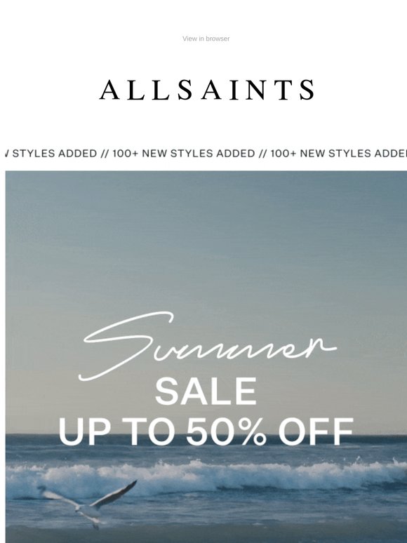 SALE: open for your weekend treat