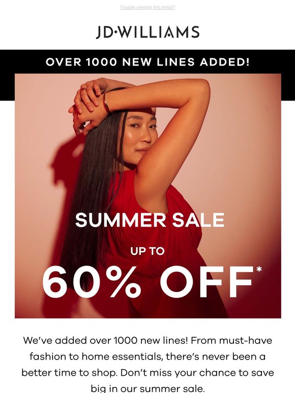 Oops... We just added 1000+ more lines to the sale! 🫢
