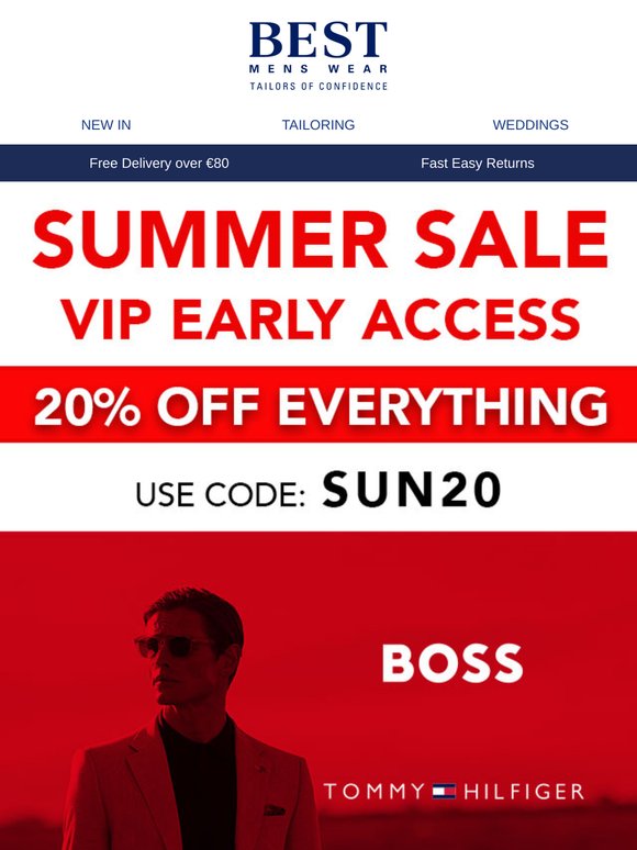 🎉 SUN20: Members Shop First – Summer Sale Early Access  ENDS SOON