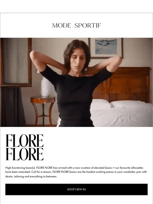 NEW IN FLORE FLORE