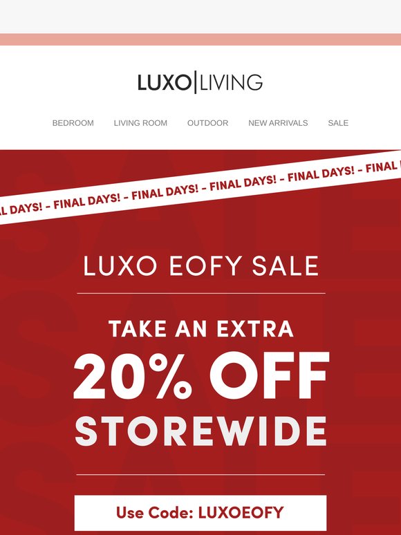 [FINAL DAYS] 20% OFF EOFY Sale Ends Soon!