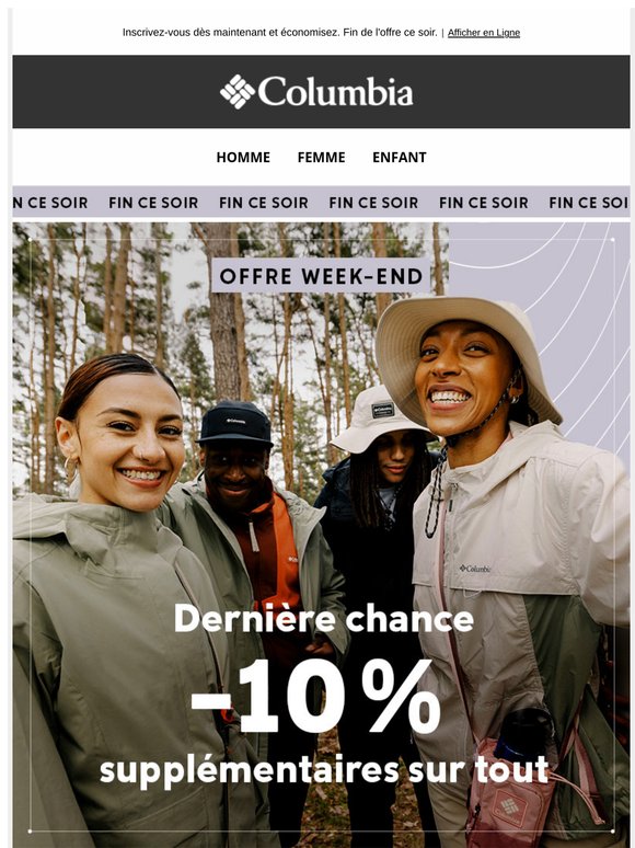 Dernières heures : -10 % supplémentaires sur tout le site