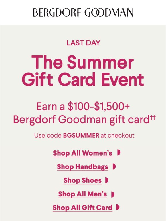 Last Day! Earn Up To a $1,500 Gift Card