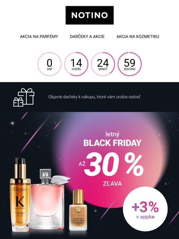 Summer Black Friday: Ešte stále platí až 33 % zľava ⌛