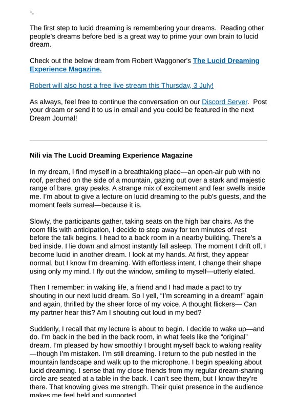 The Dream Journal