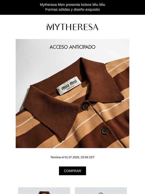 Acceso anticipado: Prada, Bottega Veneta, Miu Miu