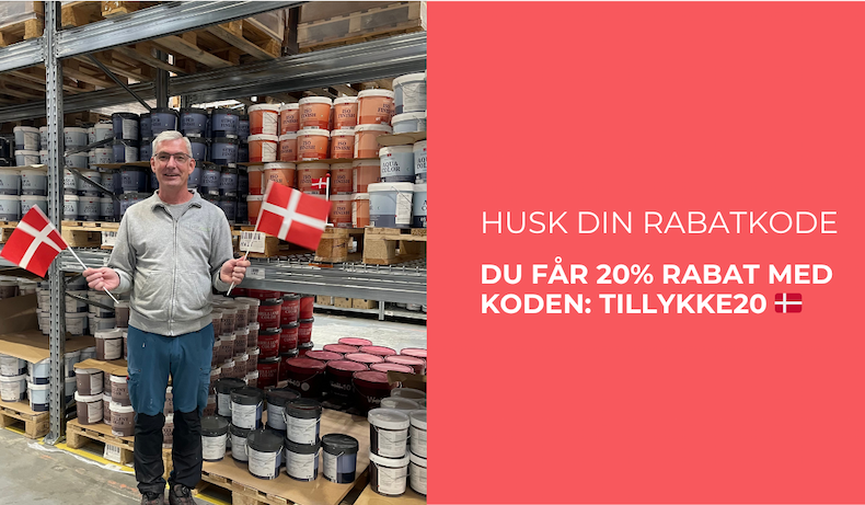 Spar 20% på shoppen med rabatkoden TILLYKKE20