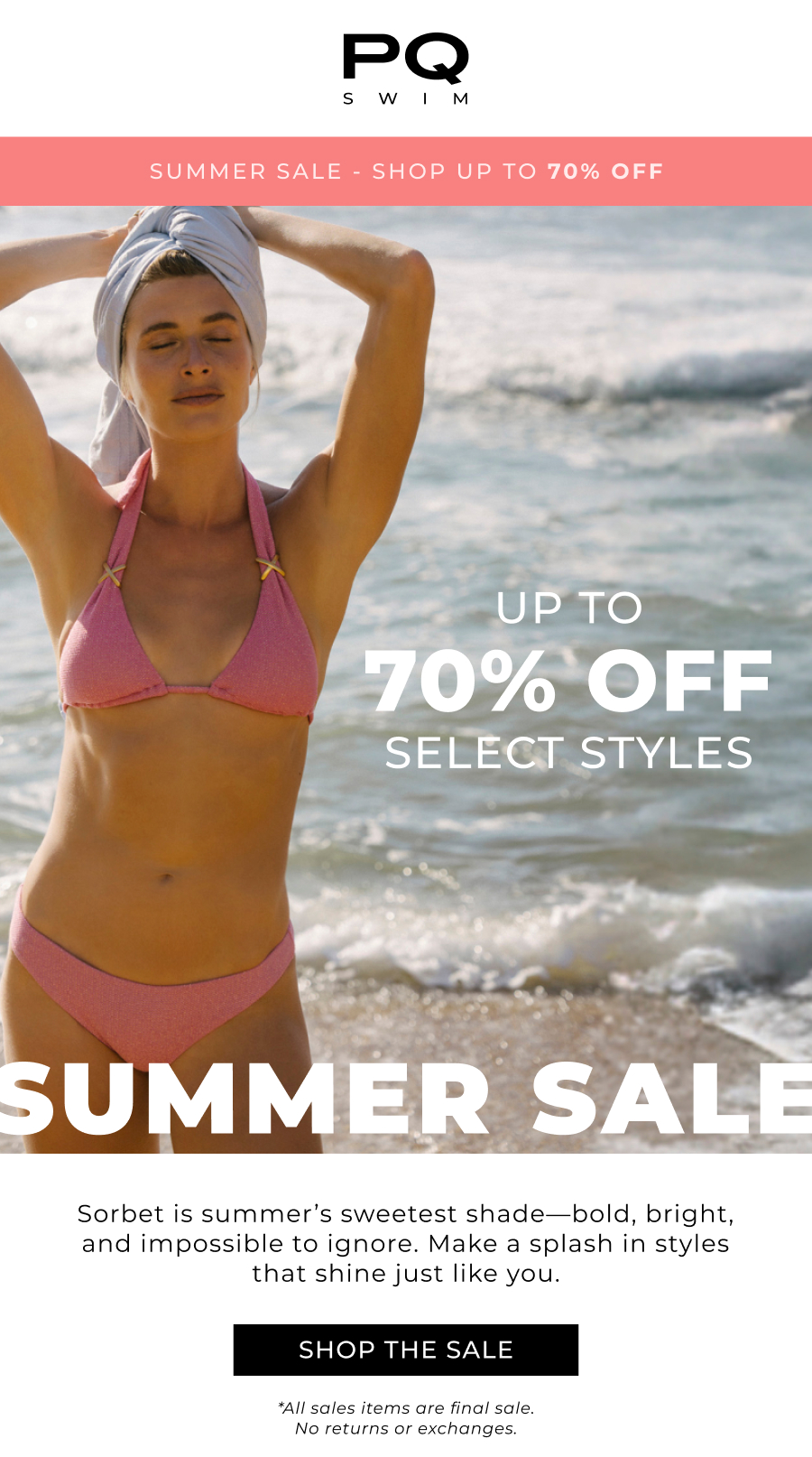 up to 70% off select styles.