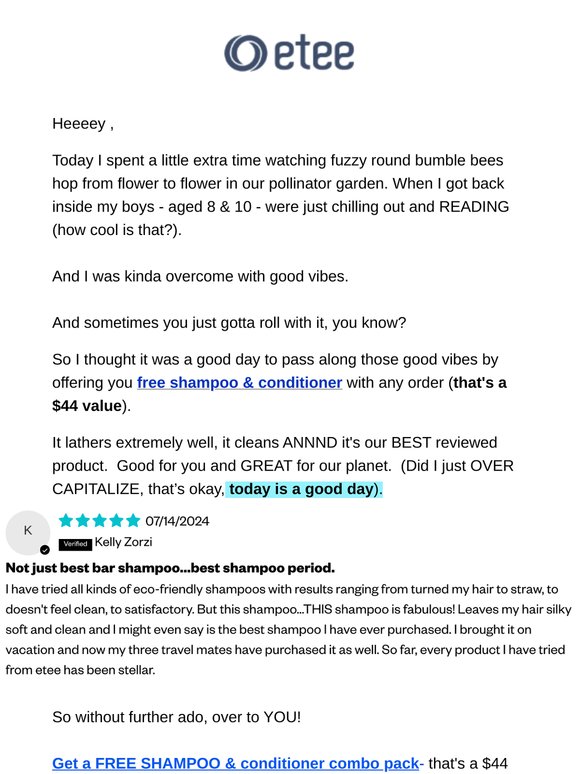 FREE SAMPLE WEEKEND!