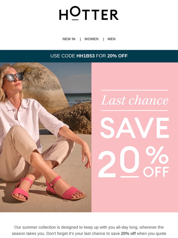 Last chance | Save 20% off