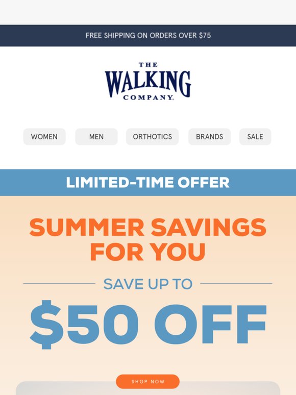 Hot Weather, Hotter Deals—Save Up to $50 🔥