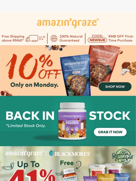 Hello Monday, Hello 10% Off!😍