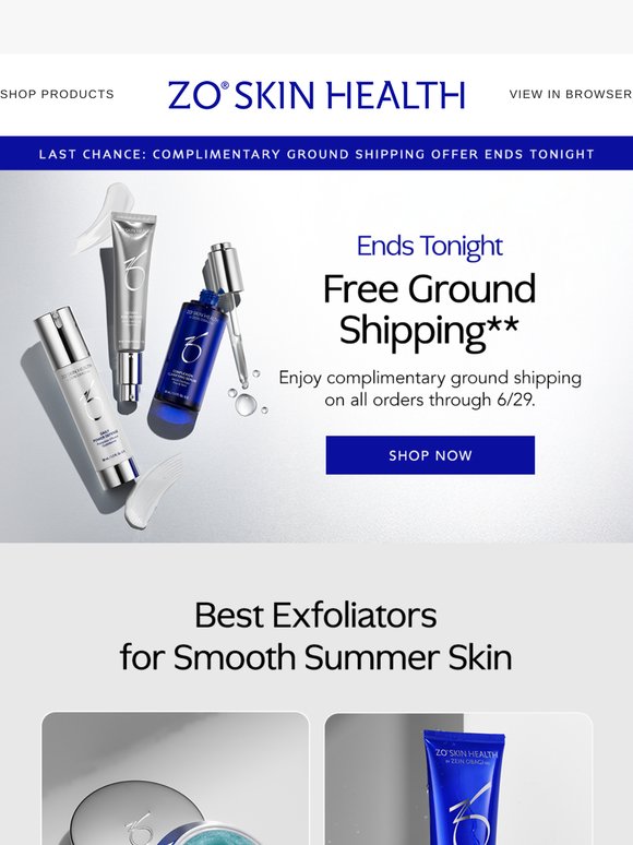 Ends Tonight: Free Ground Shipping