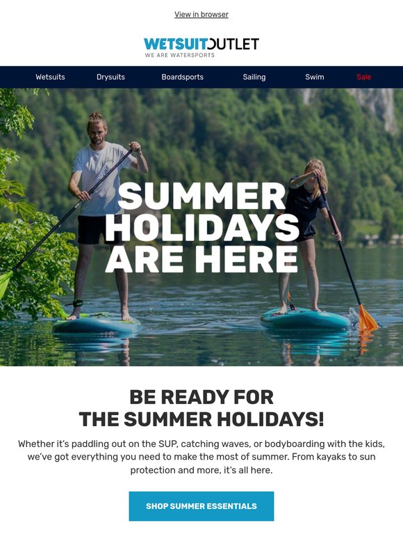 The water’s calling - are you ready?