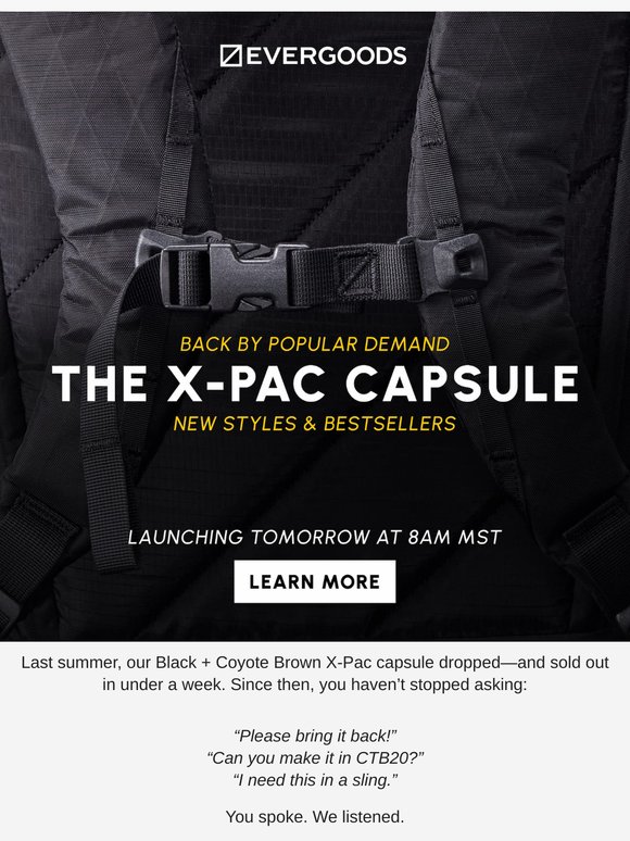 Tomorrow: X-Pac Returns