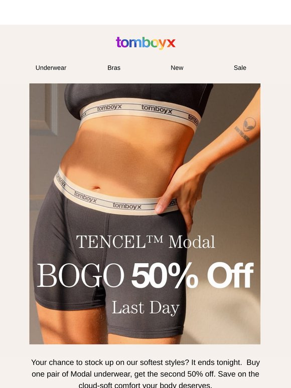 Final hours: BOGO 50% off Modal ends tonight