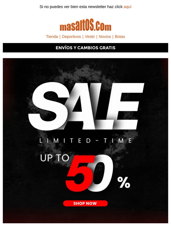 🔥 ¡Rebajas de JULIO! Hasta un 50% de descuento