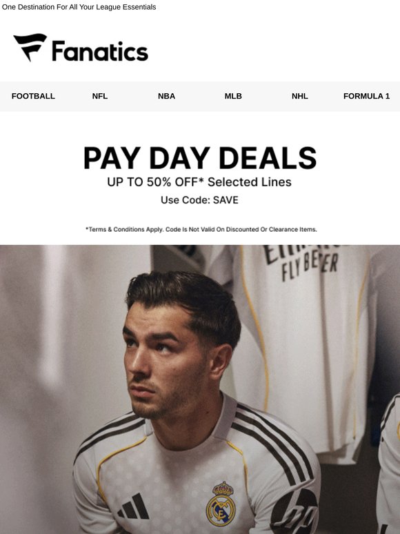 Shop the Biggest Leagues In Sport