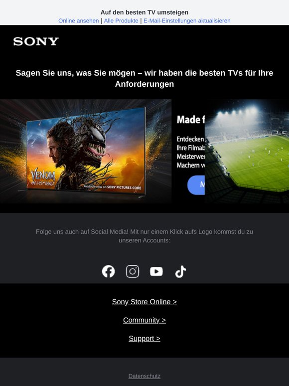 Unser TV-Upgrade ist da – das sind die besten BRAVIA Modelle🔥