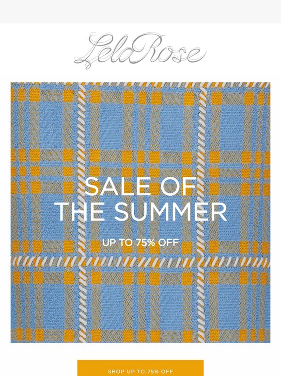Sale of the Summer