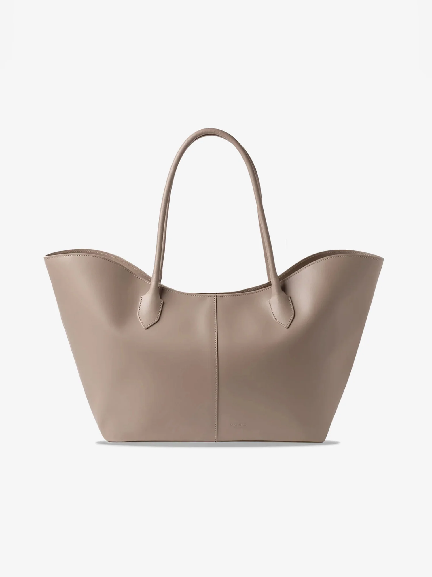 Image of LOREN MAXI PELLE CALFSKIN MISTY BEIGE