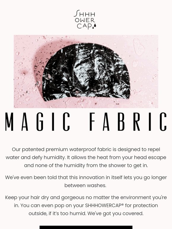 OUR MAGIC FABRIC💧 Often duped, never duplicated.