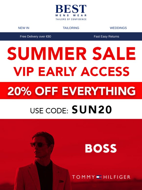 🚨 ENDS TOMORROW 🚨 Early Access 20% Off - Code: SUN20
