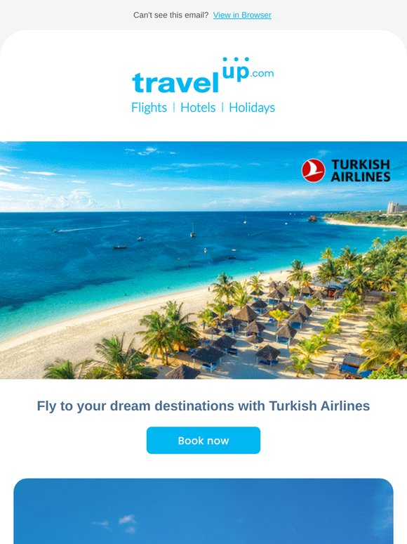 Fly to your dream destinations with Turkish Airlines