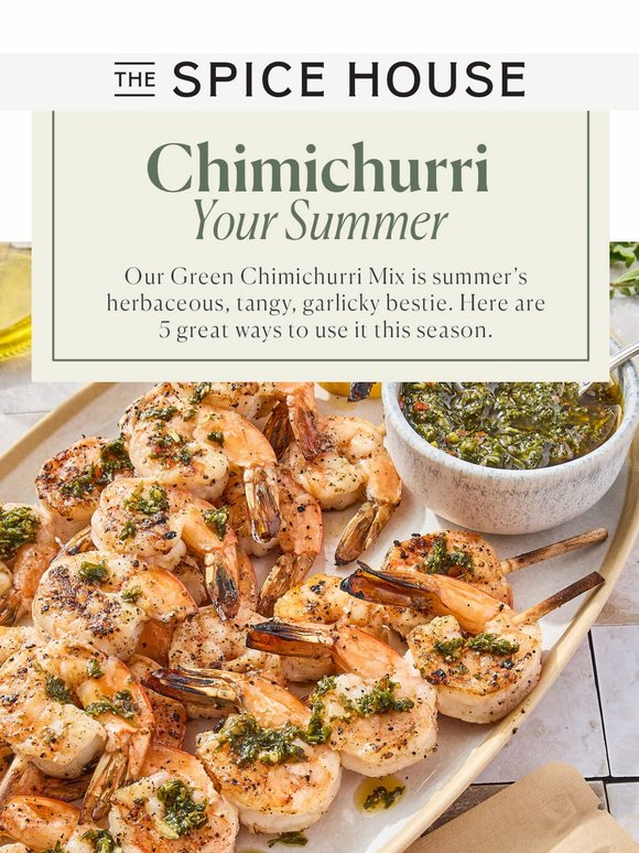 Summer Loves Our Green Chimichurri