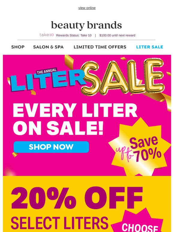 20% OFF: Pureology, amika, Moroccanoil, Verb & MORE!