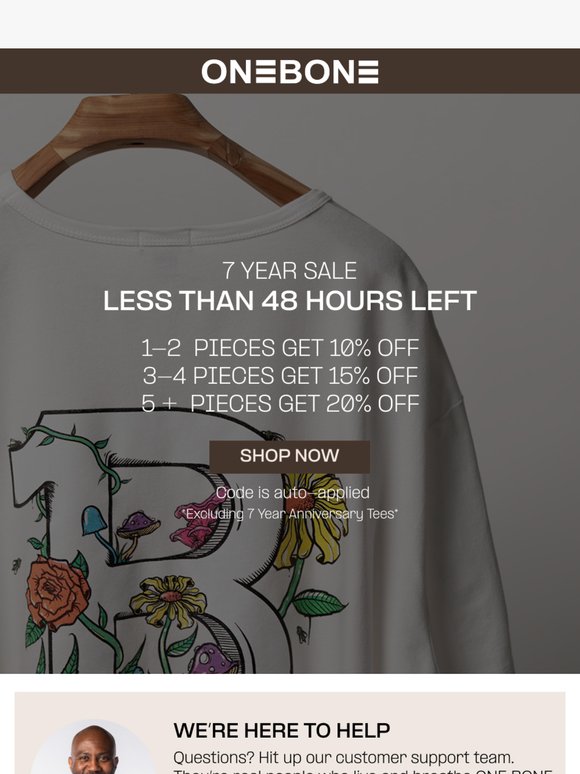 7 Year Sale - Less Than 48 Hours Left