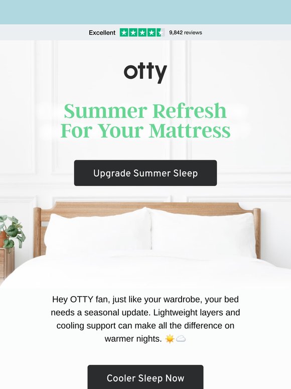 Re: Seasonal Sleep Update