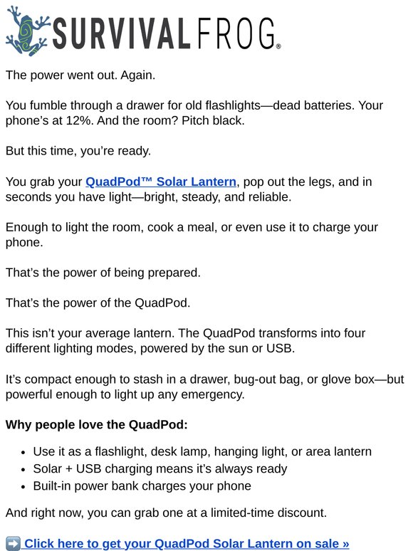 QuadPod Lantern Deal