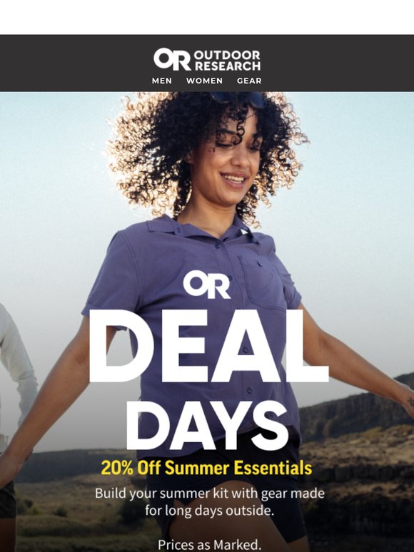 Don’t Miss Out—OR Deal Days End Tomorrow