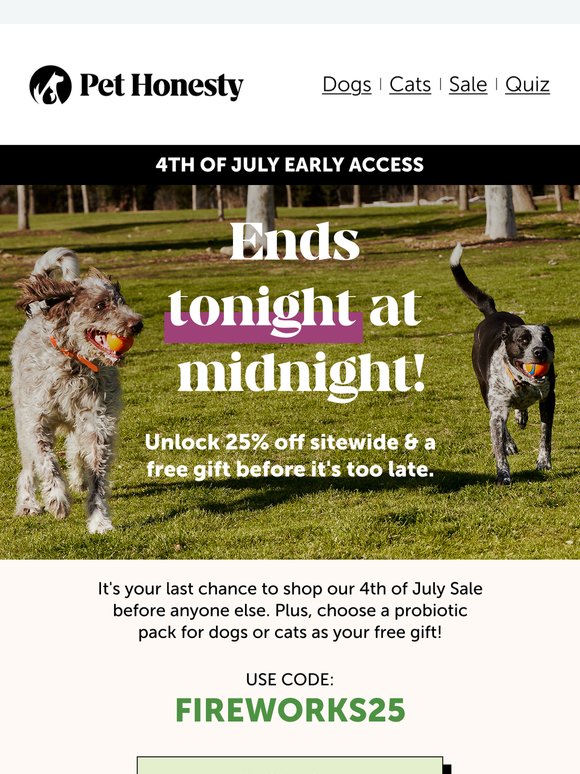 ⏳ Final hours: 25% off + a free gift