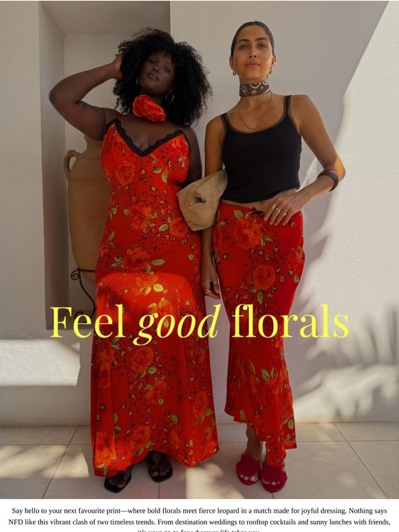 Feel Good Florals Just Landed 🌺