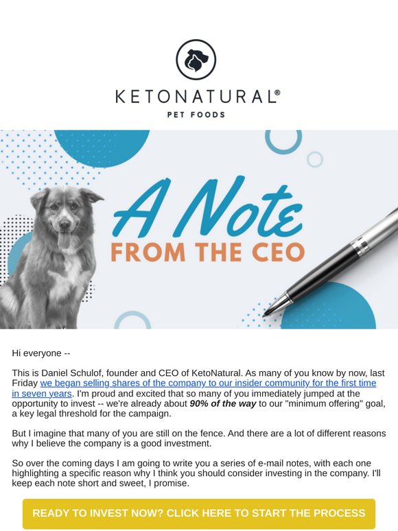 Why Invest Now in KetoNatural? We'll Give You Extra Shares For Free