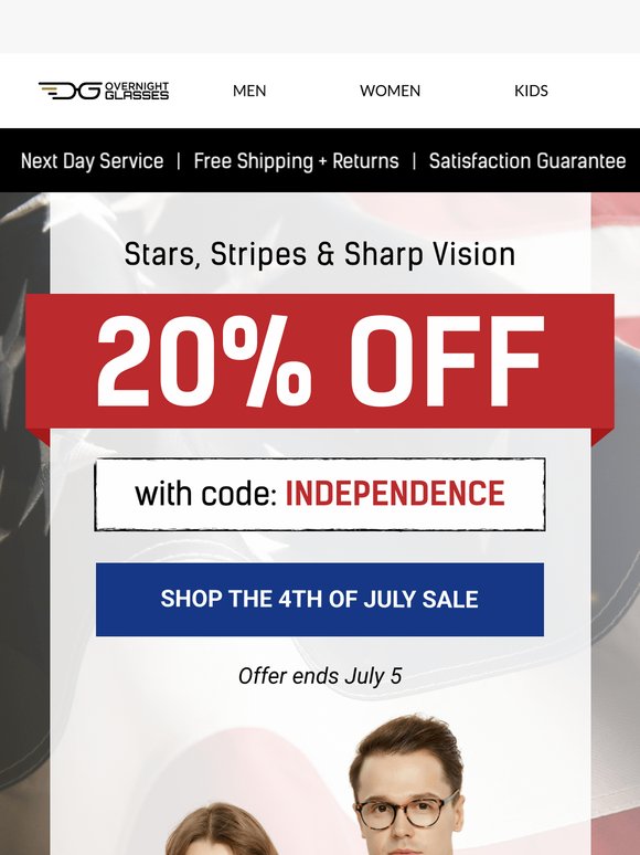 🇺🇸 Celebrate Independence with 20% OFF