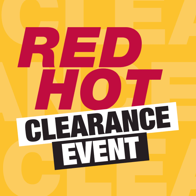 Red hot clearance event