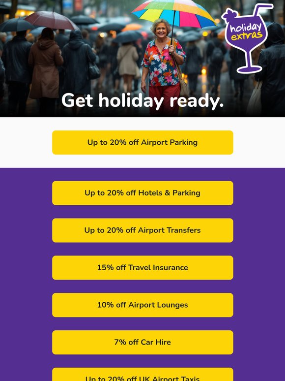 Your Airport Parking discount is inside