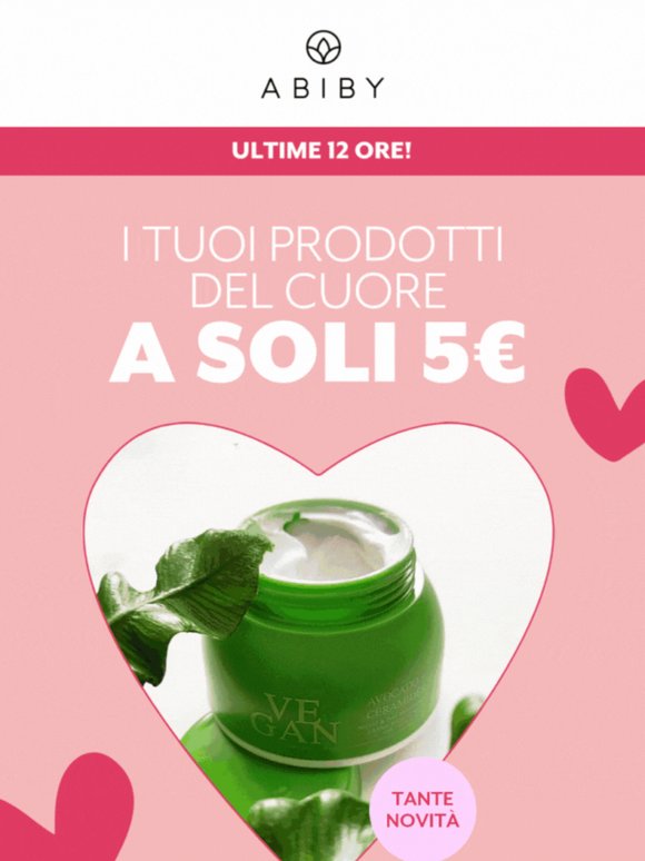 Ultime ore: tutto a 5€! 💝
