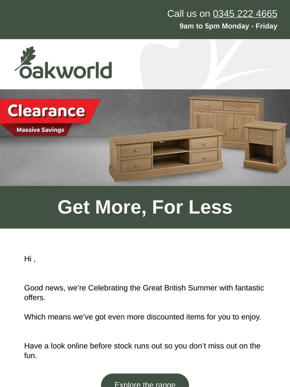 Summer Savings