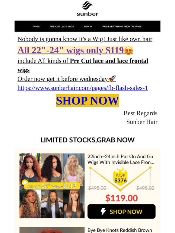 Notice:  , you're almost lost 24" = $119 Bottom Price Sale!