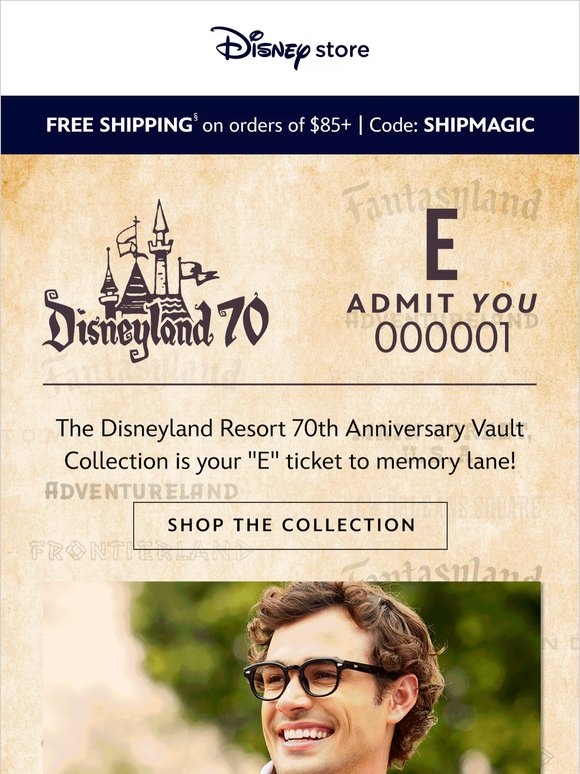 🔓 Unlocked! A new Disneyland 70th Anniversary collection