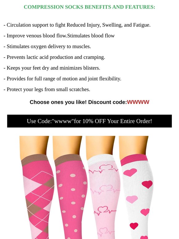 Don't Let Calf Swelling Linger! Try Compression Socks!